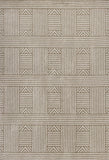 8'X11' Beige Machine Woven Uv Treated Abstract Lines Indoor Outdoor Area Rug