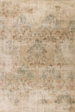 7' Round Champagne Abstract Indoor Area Rug