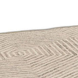 8' X 10'  Wool Ivory  Area Rug