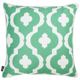 Turquoise Moroccan Geo Decorative Throw Pillow Cover