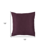 Purple Geometric Lines Decorative Throw Pillow Cover