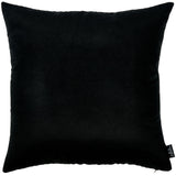 Set Of 2 Black Brushed Twill Decorative Throw Pillow Covers