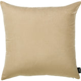 Set Of 2 Light Beige Brushed Twill Decorative Throw Pillow Covers