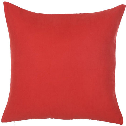 Gold And Red Wide Stripe Decorative Throw Pillow Cover.