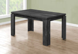 36" Black Dining Table