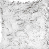 18" X 18" X 5" Gradient Gray Faux Fur  2Pack Pillow