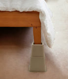 3" 5" Or 8" Brown Adjustable Bed Risers Or Furniture Legs