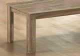 Set of Three 44" Taupe Coffee Table