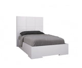 Twin White Bed