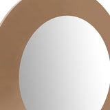 Gold Round Accent Mirror