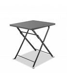 18" Gray Stainless Steel End Table