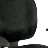 Charcoal Adjustable Swivel Fabric Rolling Office Chair