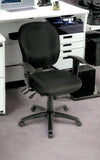 Charcoal Adjustable Swivel Fabric Rolling Office Chair