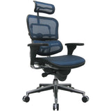 Plum and Silver Adjustable Swivel Mesh Rolling Executive Office Chair