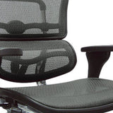 Plum and Silver Adjustable Swivel Mesh Rolling Office Chair