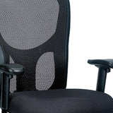 Black Adjustable Swivel Mesh Rolling Office Chair