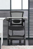 Black Mesh Rolling Office Chair