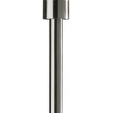 71" Steel Led Torchiere Floor Lamp With White Solid Color Cone Shade