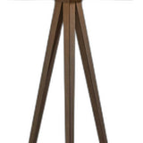 60" Tripod Floor Lamp With White Drum Shade