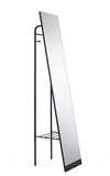 Black Rectangle Cheval Standing Metal Mirror