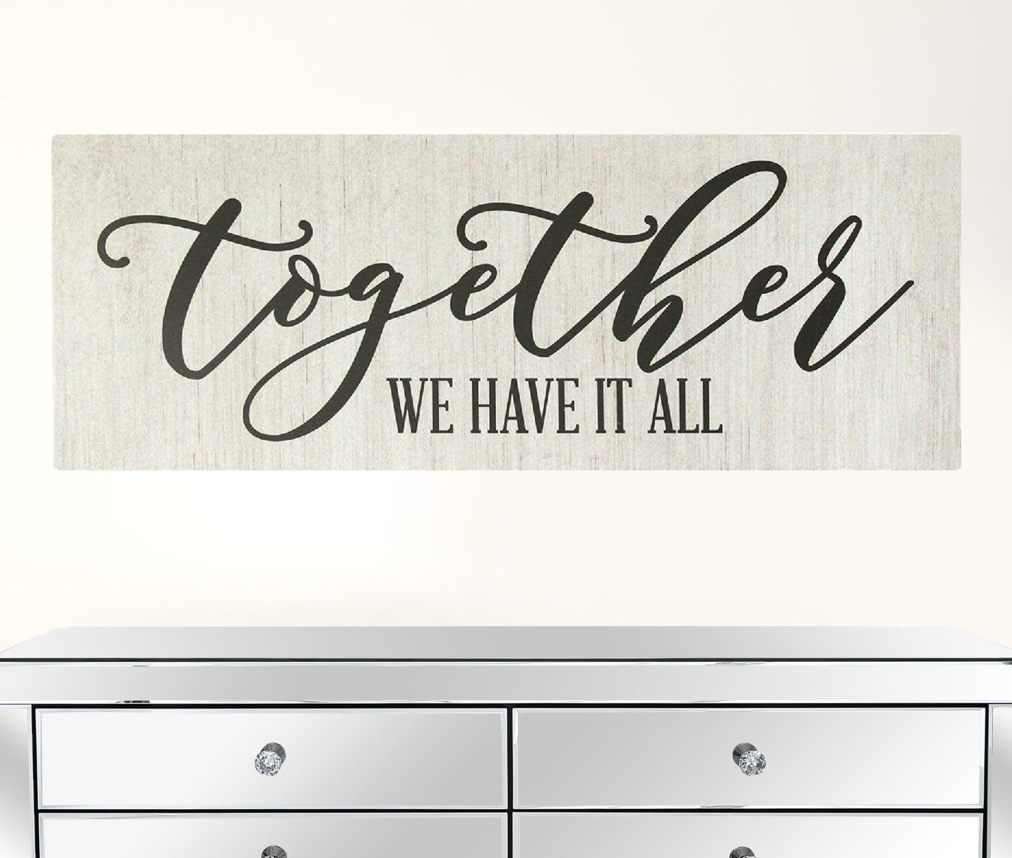 Together We Have It All Oversized Wall Art