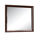 35" Espresso Framed Dresser Mirror