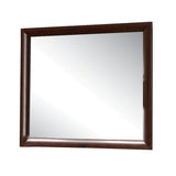 35" Espresso Framed Dresser Mirror