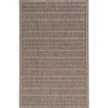 3' X 4' Brown Geometric Indoor Outdoor Area Rug