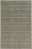 3' X 4' Brown Geometric Indoor Outdoor Area Rug