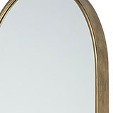 70" Gold Arch Metal Framed Accent Mirror