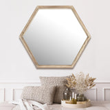 21" Brown Unframed Accent Mirror