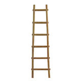 72" X 18"X 2" Brown Decorative Ladder Shelve