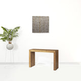 Rectangle Brown Wooden Console Table