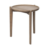 24" Brown Unavailable Round End Table