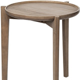 24" Brown Unavailable Round End Table