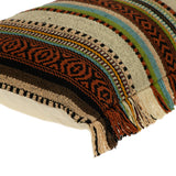 Bohemian Fringe Throw Pillow