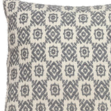 Neutral Grey Mosaic Throw Pillow