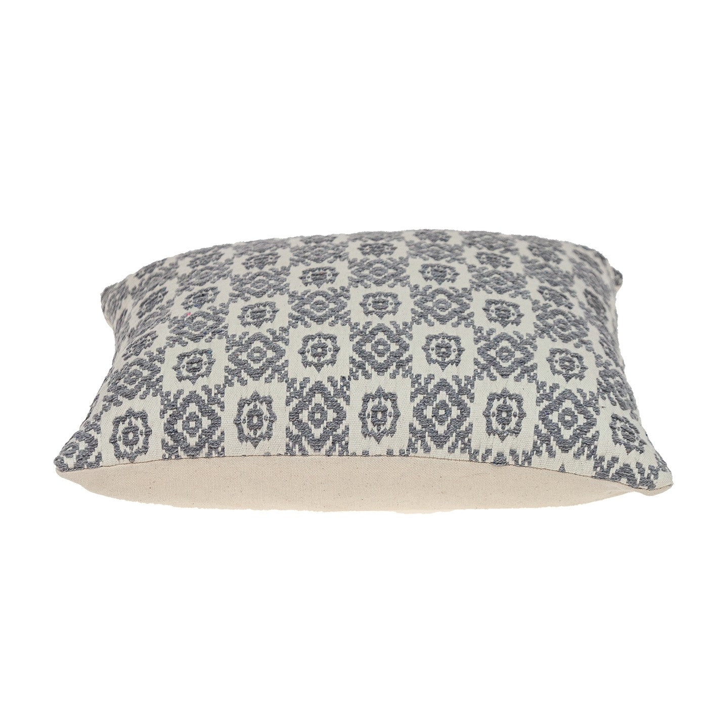 Neutral Grey Mosaic Throw Pillow