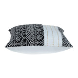 Black And White Modern Throw Pillow