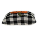 Buffalo Check Pumpkin Throw Pillow