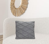 Ash Diamond Throw Pillow