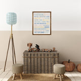 Playroom Rules Wooden Wall Art