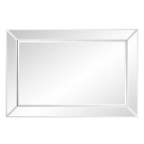 36" x 24" Mirrored Frame Hanging Accent Mirror