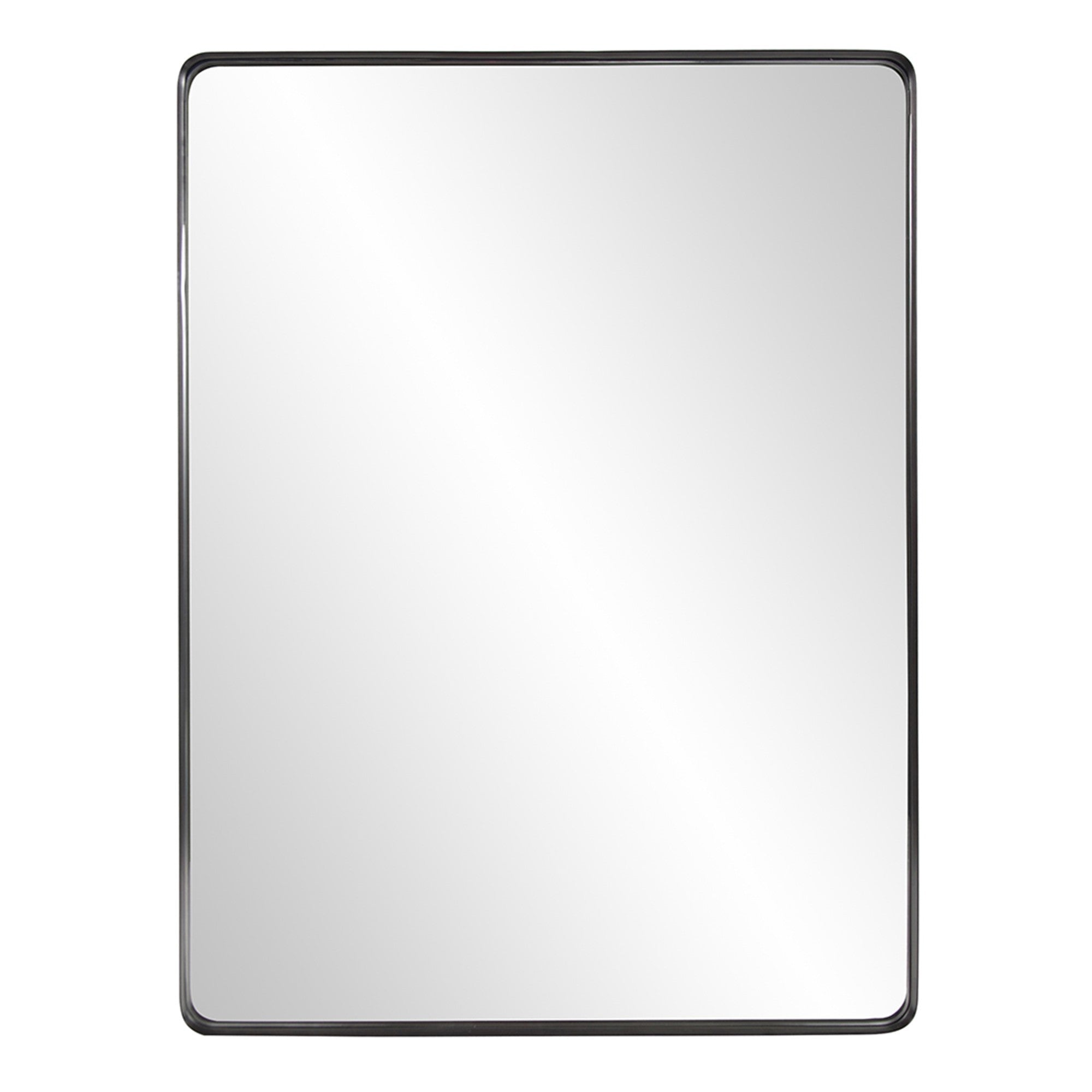 Rectangular Stainless Steel Frame With Brushed Black Finish