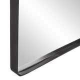 Rectangular Stainless Steel Frame With Brushed Black Finish