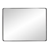 Rectangular Stainless Steel Frame With Brushed Black Finish