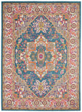 4' X 6' Teal Blue Power Loom Area Rug