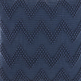 Dark Blue Chevron Detail Throw Pillow