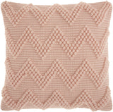 Boho Mauve Rose Textural Chevron Throw Pillow