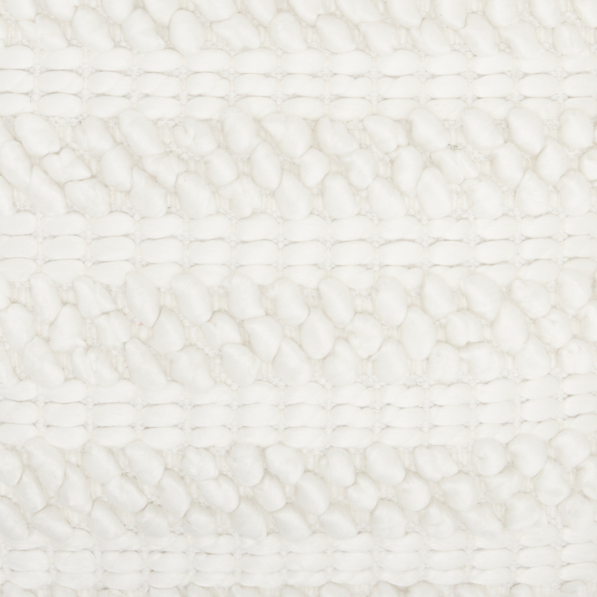 White Pom-Pom Detailed Throw Pillow